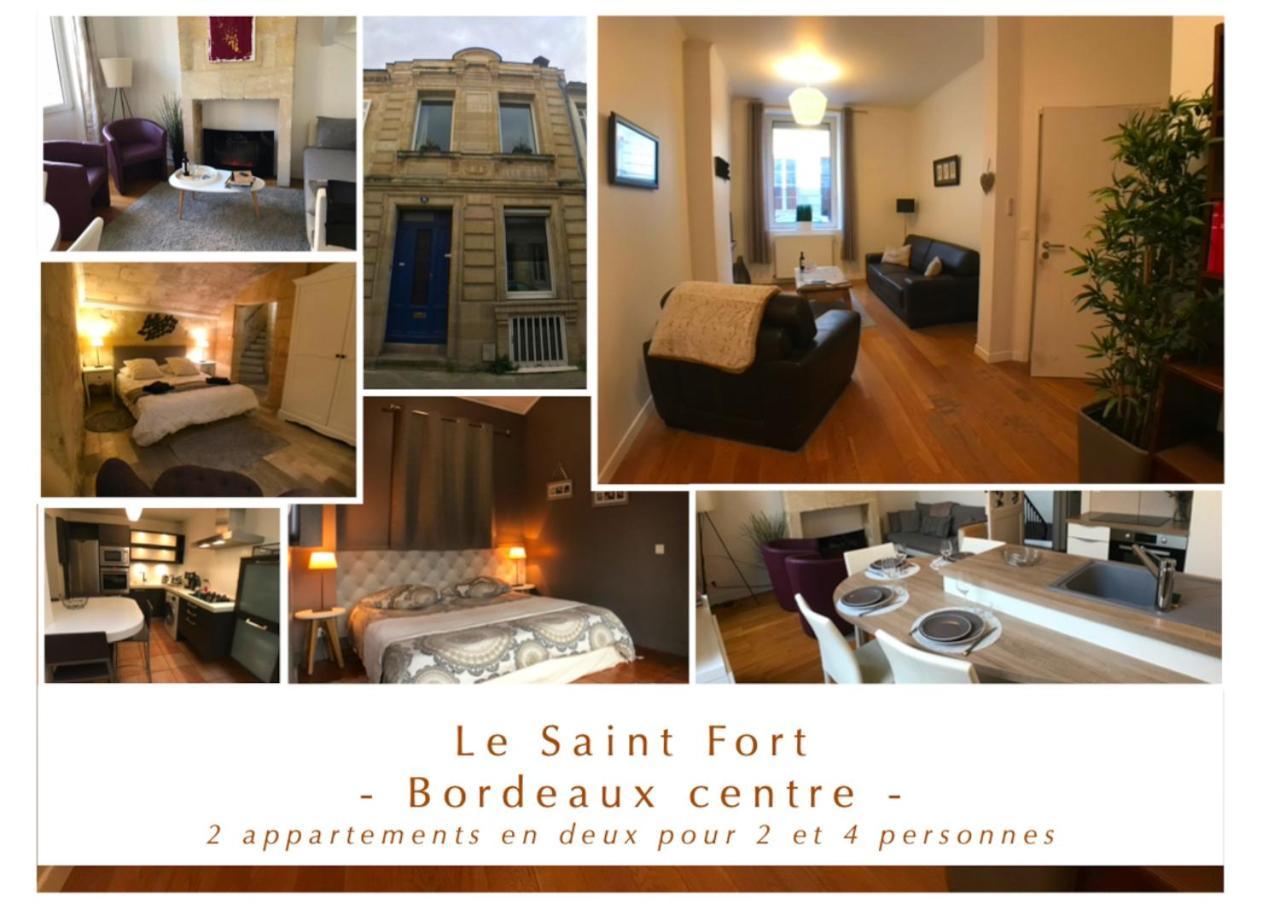 Apartament Le Saint Fort - Coeur De Bordeaux Zewnętrze zdjęcie